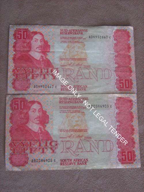 C.L. STALS 50 RAND NOTES