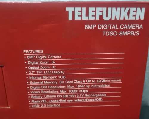 TELEFUNKEN TDSO-8MBPS DIGITAL CAMERA