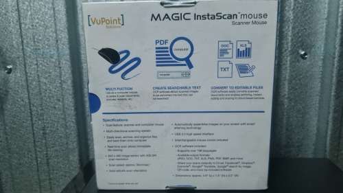 VUPOINT MAGIC INSTASCAN MOUSE SCANNER