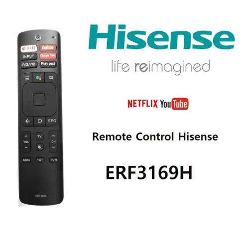 HISENSE ORIGINAL ERF3169H ANDROID SMART REMOTE
