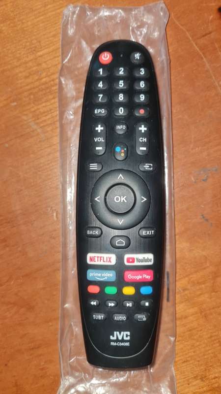JVC RM-C3408E Android TV Remote Control