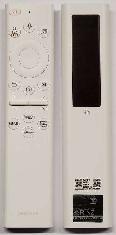 SAMSUNG ORIGINAL WHITE SOLAR REMOTE bn59-01391
