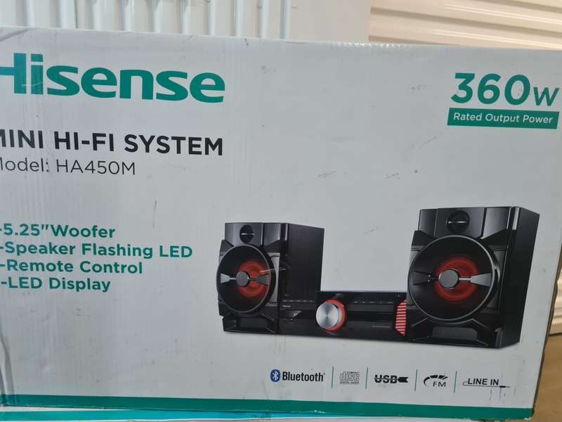 HISENSE HA450M 360W BLUETOOTH HIFI SYSTEM