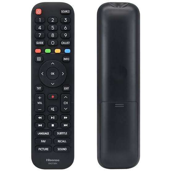 HISENSE ORIGINAL EN2T30H FRAMELESS LED REMOTE CONTROL