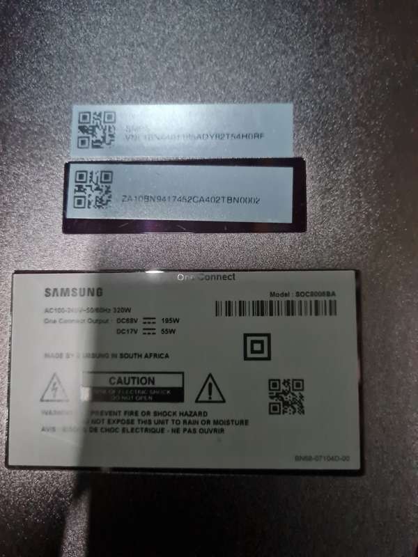 SAMSUNG SOC8006BA ONE CONNECT BOX