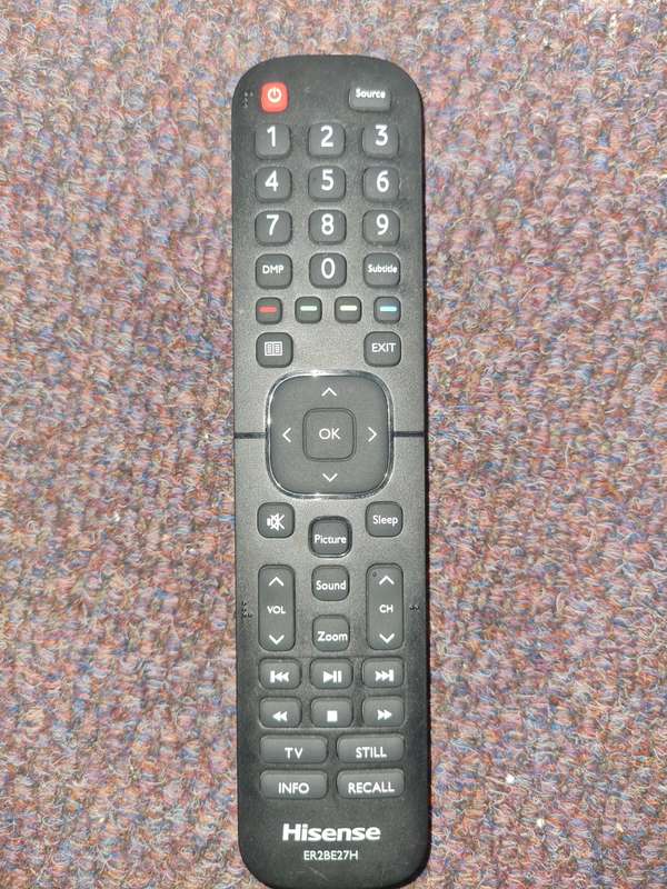Hisense ER2BE27H Remote Control
