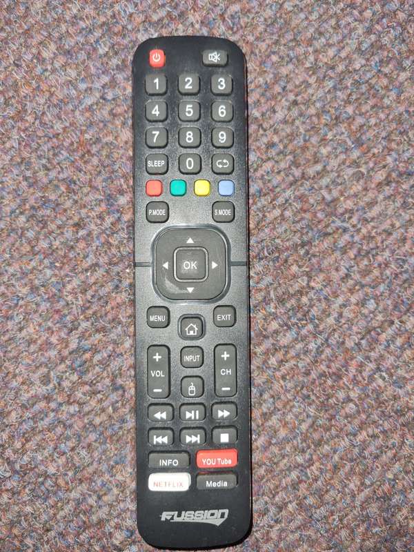 FUSSION SMART TV REMOTE CONTROL
