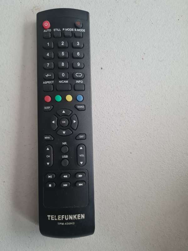 TELEFUNKEN TLEDD-37FHDPA ORIGINAL REMOTE CONTROL