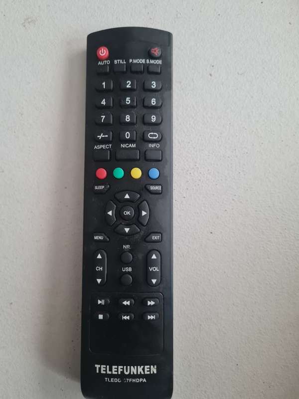 TELEFUNKEN TLEDD-37FHDPA ORIGINAL REMOTE CONTROL
