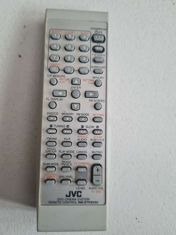 JVC RM-STHS33U ORIGINAL REMOTE CONTROL