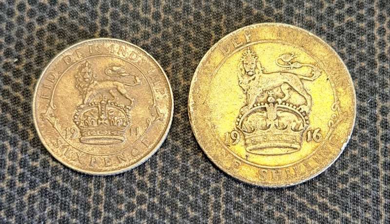 Silver Coins - 2 UK Coins
