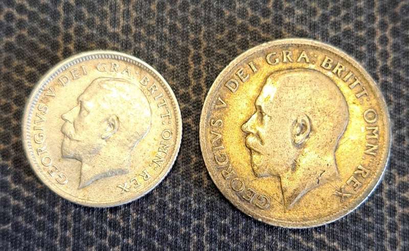Silver Coins - 2 UK Coins
