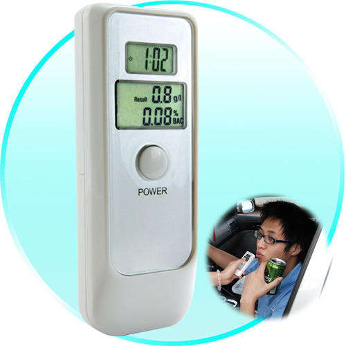 Electromann - Breathalyzer Alcohol Tester - Dual LCD Display - 66AT