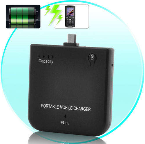 Electromann SA - 1900mAh Portable Battery Charger for Mobile Phones (micro USB Connection) - G416
