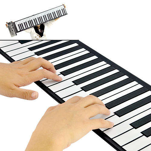 Electromann SA - Flexible Roll Up Synthesizer Keyboard Piano with Soft Keys - G414
