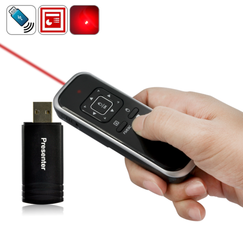 Electromann Sa - Wireless Presenter - Laser Pointer and Mouse 2-in-1