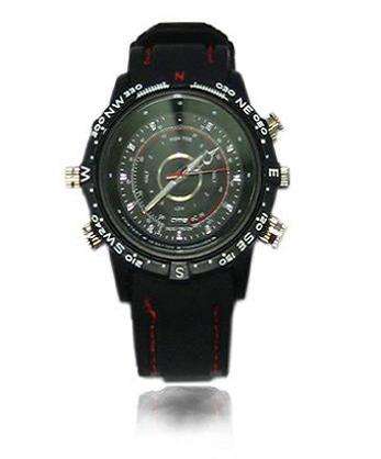 Electromann - Waterproof Sports Watch with Convert Pin-hole Camera Mini DV Camcorder DVR 4G
