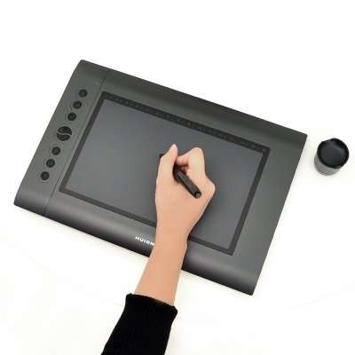 USB Graphics Drawing Tablet "Huion H610"- 10 Inch x 6.25 Inch - C1407