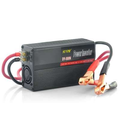500W Power Inverter With Battery Cables - AC 220V Output - A266