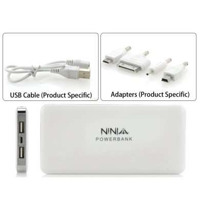 12800mAh High Capacity Power Bank - Overcharge Protection, Over Discharge Protection - A313