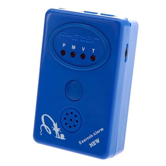 Baby Bedwetting Enuresis Alarm Incontinence Nocturnal Detector Alert for Wet Diaper Blue