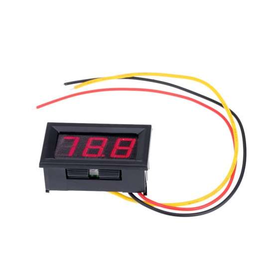 Red LED Panel Meter Mini Digital Voltmeter DC 0V To 99.9V