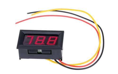 Red LED Panel Meter Mini Digital Voltmeter DC 0V To 99.9V