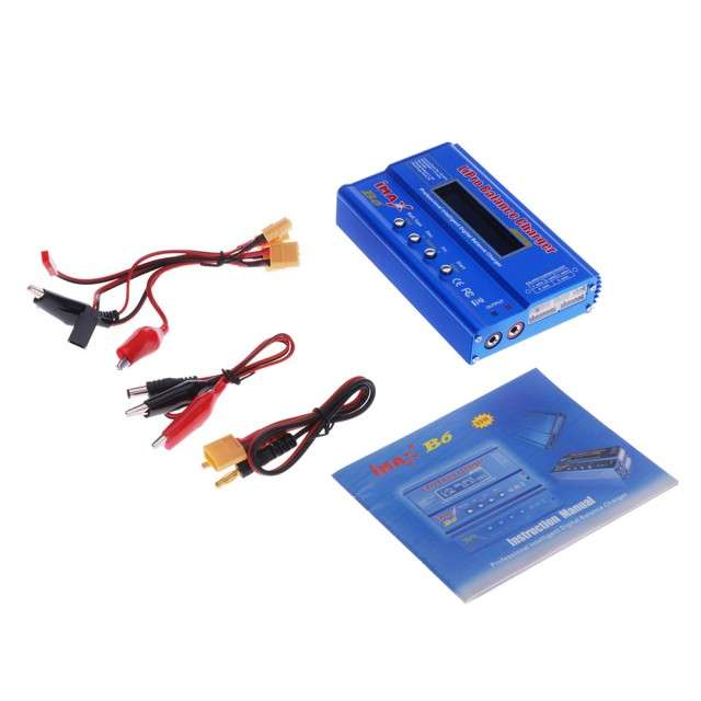 IMAX B6 80W Multi-function Professional Intelligent 1-6 Cells XT60 LiPo Battery Digital Balance Char