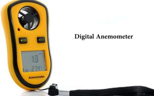 Wind Speed Meter (Digital Anemometer with Thermometer) -G313