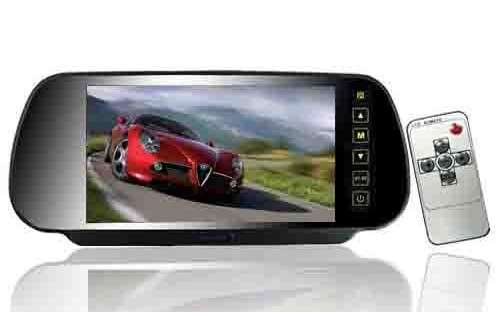 Touch Button Control 7 Inch Rearview Mirror Monitor - 738H-2GEN