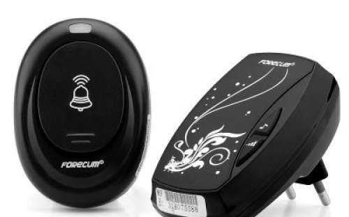 Forecum Wireless Doorbell - Plug in Doorbell, 36 Chimes + 4 Volume Selections, 100 Meter Transmissio