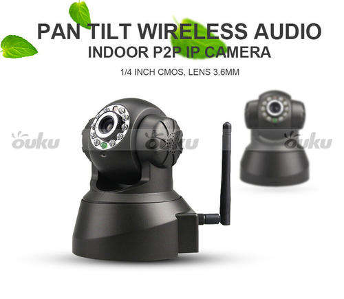 WIRELESS 720P SECURITY NETWORK CCTV IP CAMERA, NIGHT VISION, WIFI, WEBCAM-720P-IP-CAM