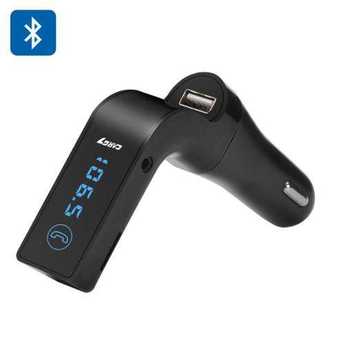 BLUETOOTH CAR FM TRANSMITTER-Black