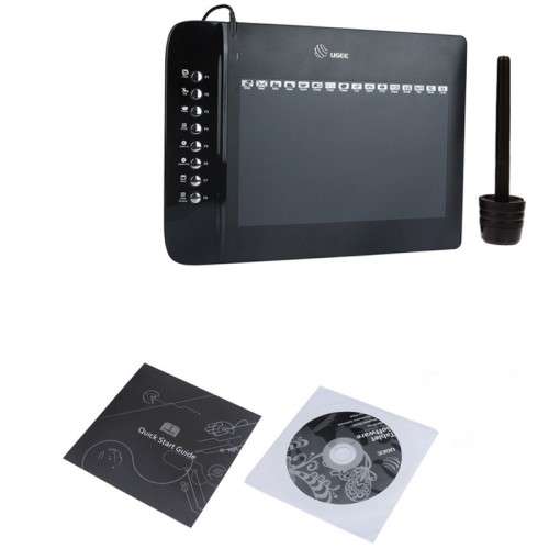 10"x6" USB Drawing Graphic Tablet Board with Cordless Digital Pen 2048 Levels Hot Keys