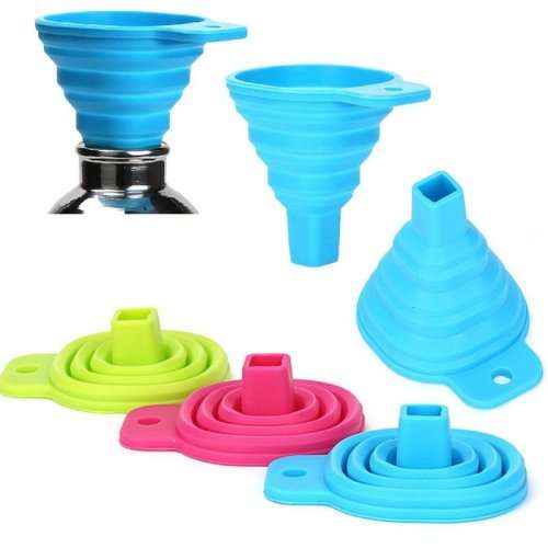 FOLDABLE SILICONE FUNNEL