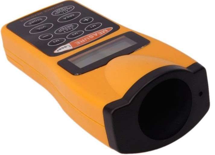 Ultrasonic Distance Measurer With Laser Pointer