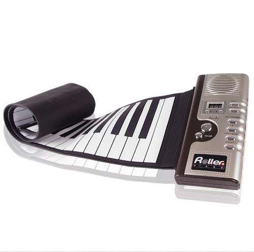Roll Up Synthesizer Piano with Responsive Keys