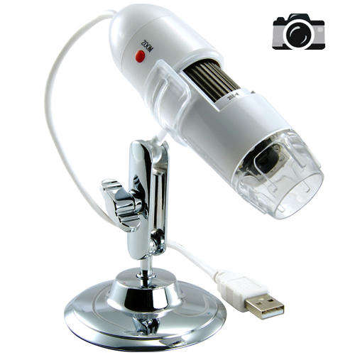 USB Digital Microscope with Super Macro + LED Light