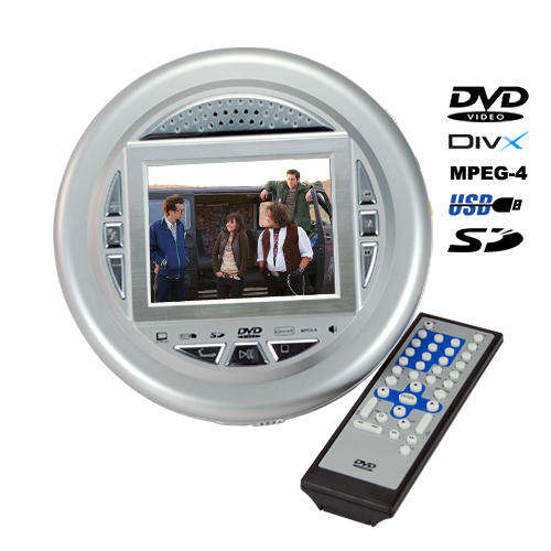 Portable DVD Player - DVD/DIVX/CD/SD/USB Player with 3.5 Display