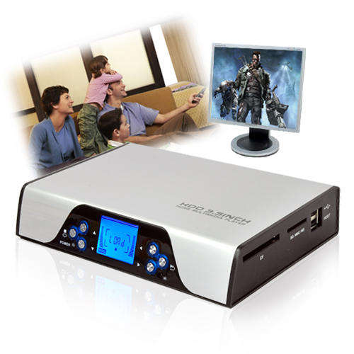 SATA Multimedia Player and HDD Enclosure (Up to 1080I)