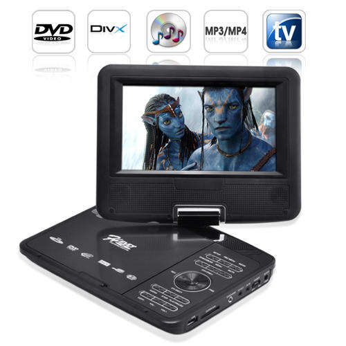 7 Inch LCD Widescreen Portable DVD Player with Copy Function