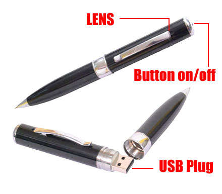8GB Spy Cam Pen Video Camera 8G Hidden Recorder DVR