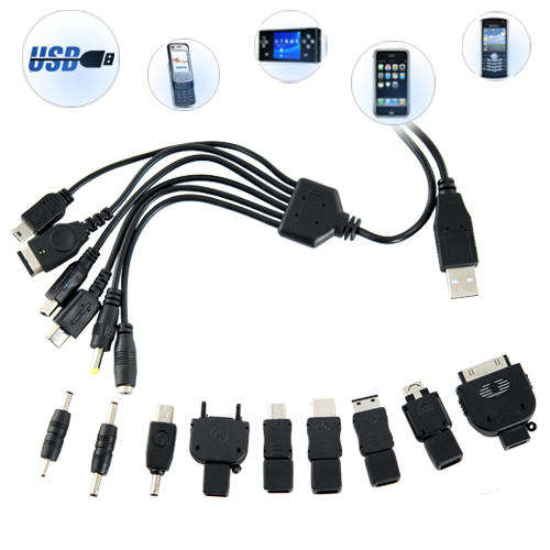 USB Multi-Adapter (iPhone, Nokia, Motorola, Blackberry + More)