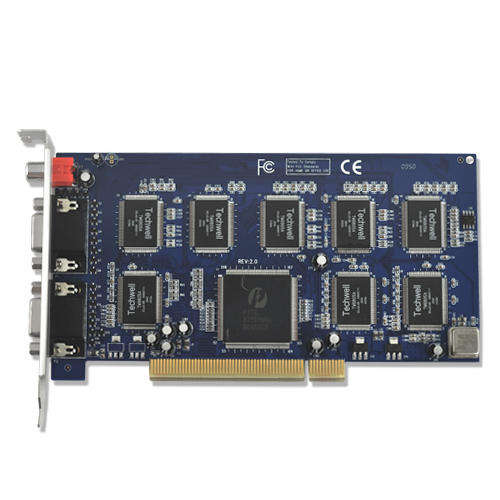 DVR Card - 16 Video and 8 Audio CH (Motion Detection, Alarm, TV)