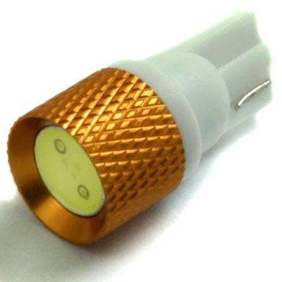 White T10 1.5W 12V Inverted LED Light Wedge Bulb