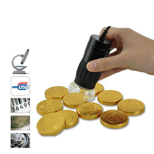 2.0 Megapixel USB Digital Microscope (200x, 8 LEDs)