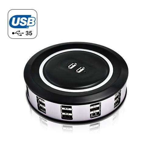 Electromann Sa - MegaHub - 36 Port Powered USB 2.0 Hub - K147