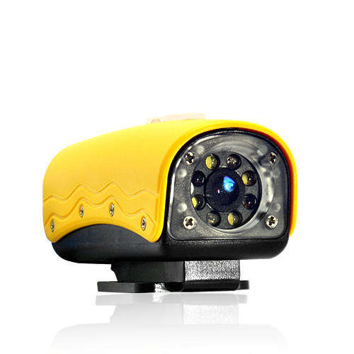 Mini HD Sports Camera (720p, 30 Meter Waterproof, 4 White + 4 IR LEDs, Motion Detection) - DC42
