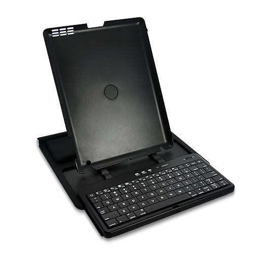 360 Degree Adjustable Bluetooth Slider Keyboard Case for iPad & iPad 2