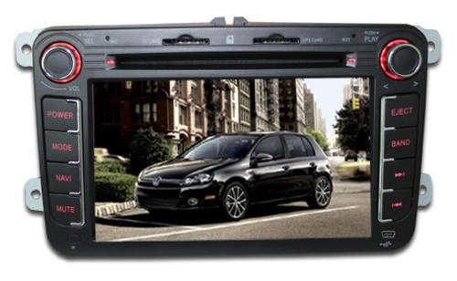 7" 2-DIN CAR DVD GPS + BLUETOOTH + RADIO + IPOD + TV for VW Golf 5/6 & Touran